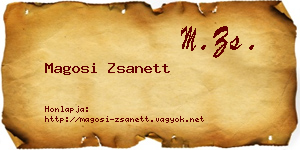 Magosi Zsanett névjegykártya
